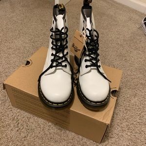 NWT White Doc Martens